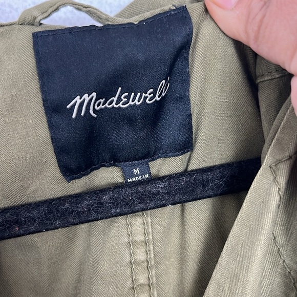 Madewell Tilden Military jacket army olive green M - Picture 6 of 10